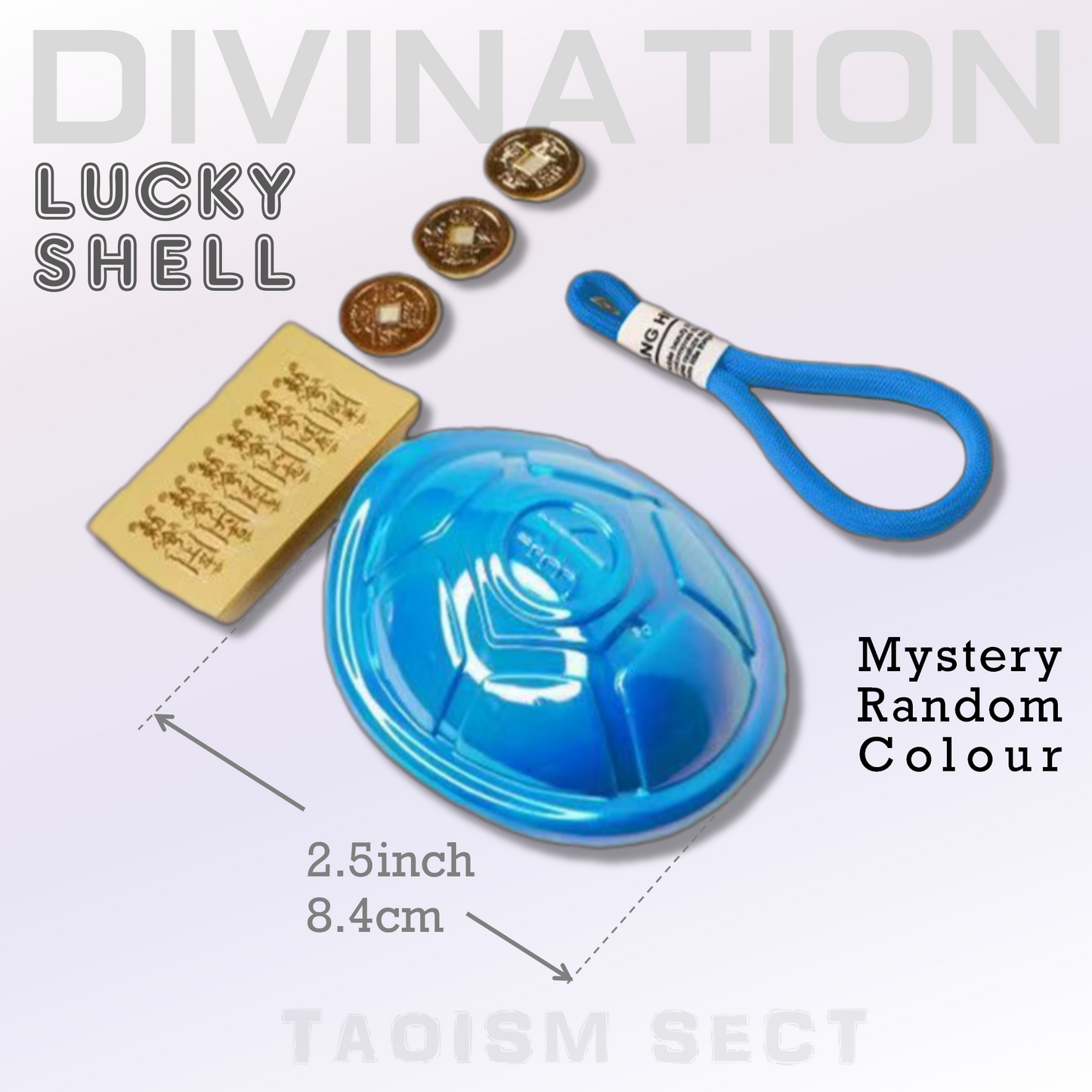 [turtle shell knickknack]Cyber divination random color good luck turtle; Stress-relieving I Ching eight-triangle online toy; Electroplated colorful handbag accessories; Trendy key-chains