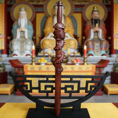 Unleash the Sovereign's Might: The Coiling Dragon Sword
