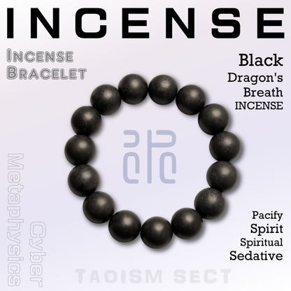 Carry the Essence of the Abyss: The Black Dragon's Breath Incense Bracelet