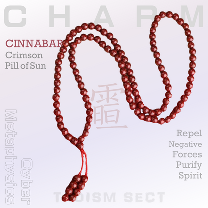 The 108-Step Crimson Elixir: Cinnabar Meditation Rosary
